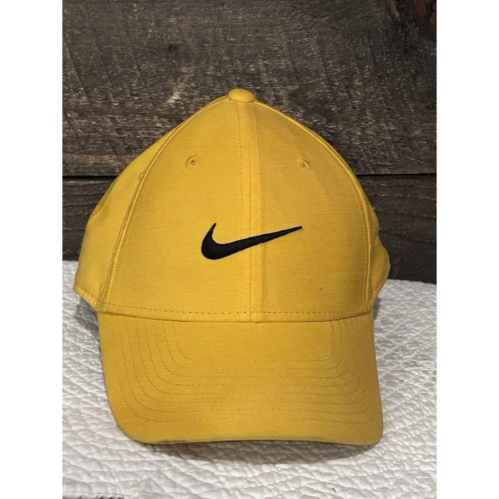 Nike Legacy91 Dri-FIT Hat Mens Neon Yellow Adjustable Swoosh Golf Cap